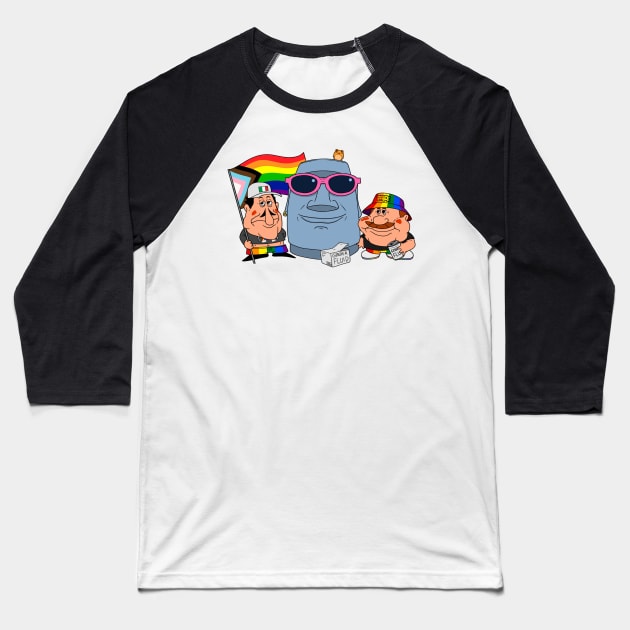 Flamboyant Superstars Baseball T-Shirt by Snaileton